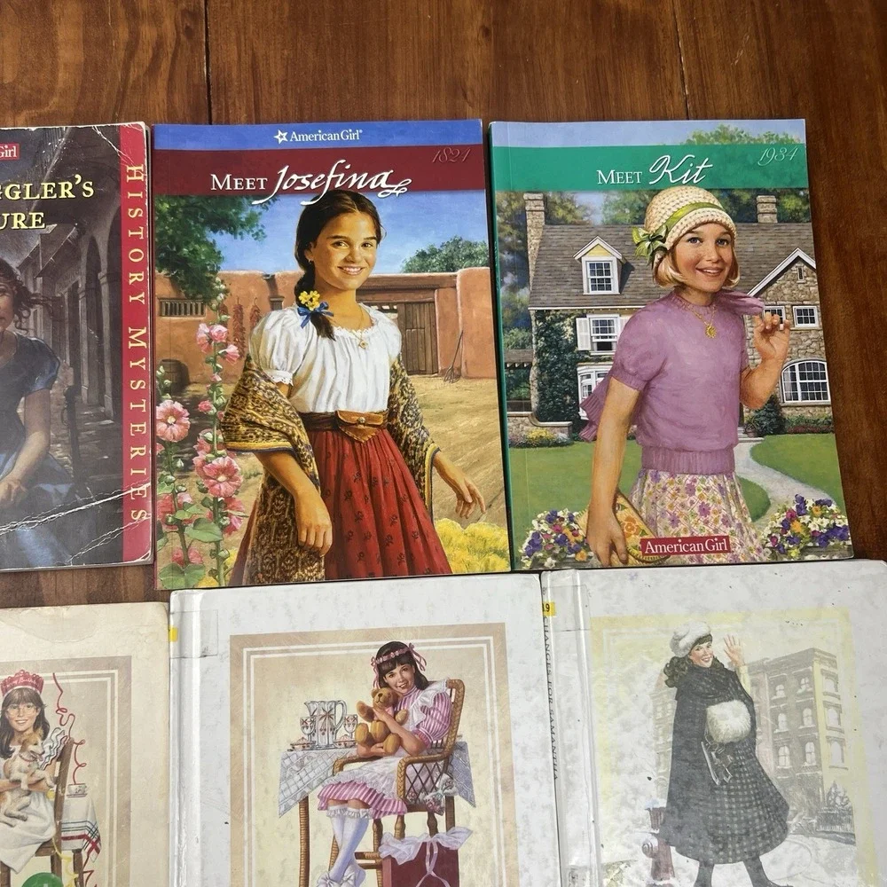 American Girl Book Lot 8 Kanani Kit Molly Samantha Josefina History Books